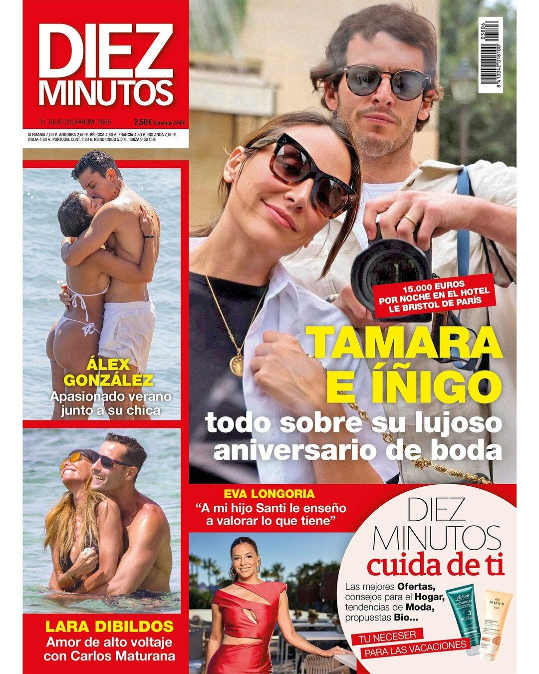 Portada de la revista Diez Minutos del 24 de julio de 202