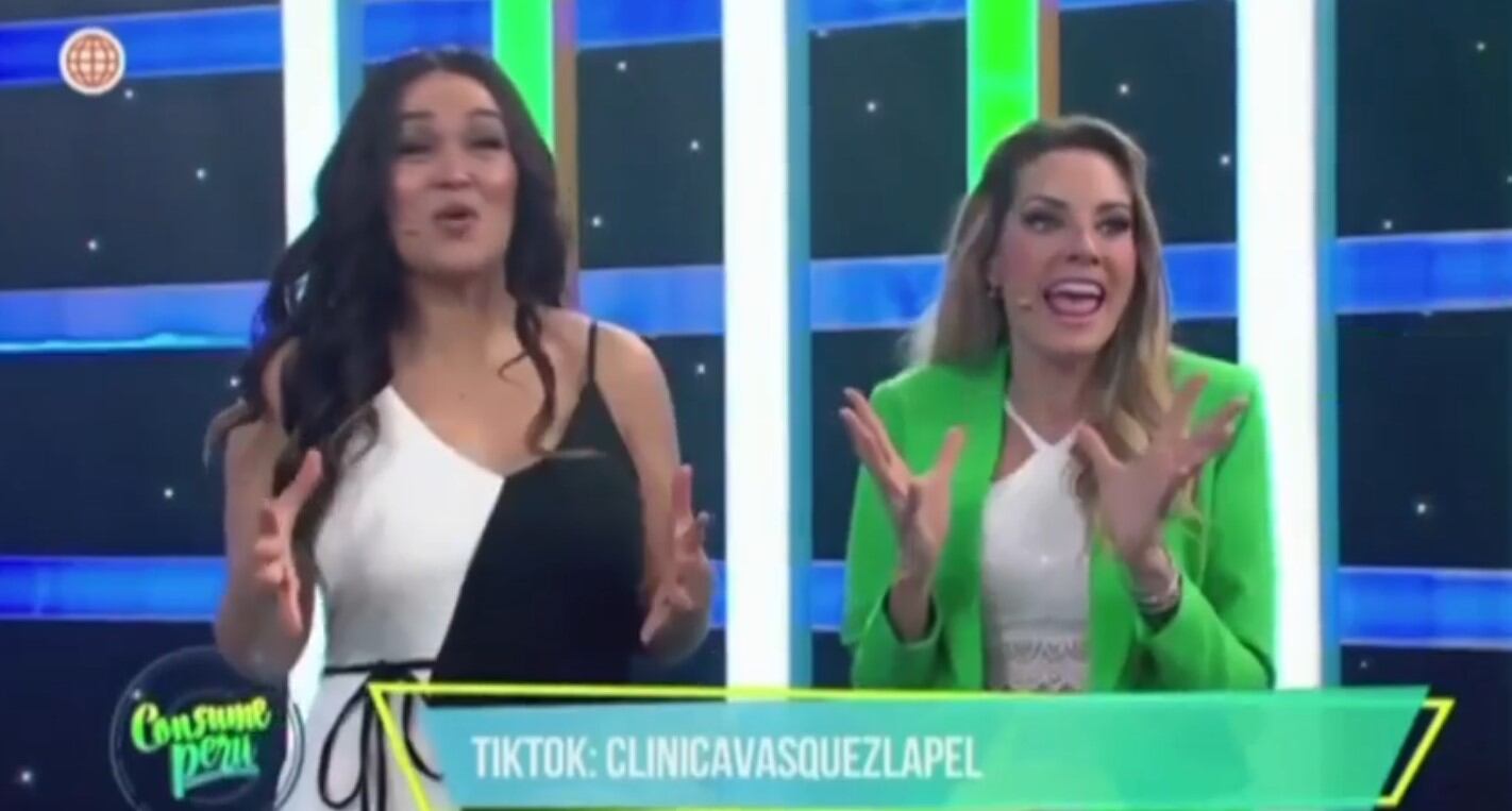 Angie Arizaga y Brenda Carvalho en 'Consume Perú'.