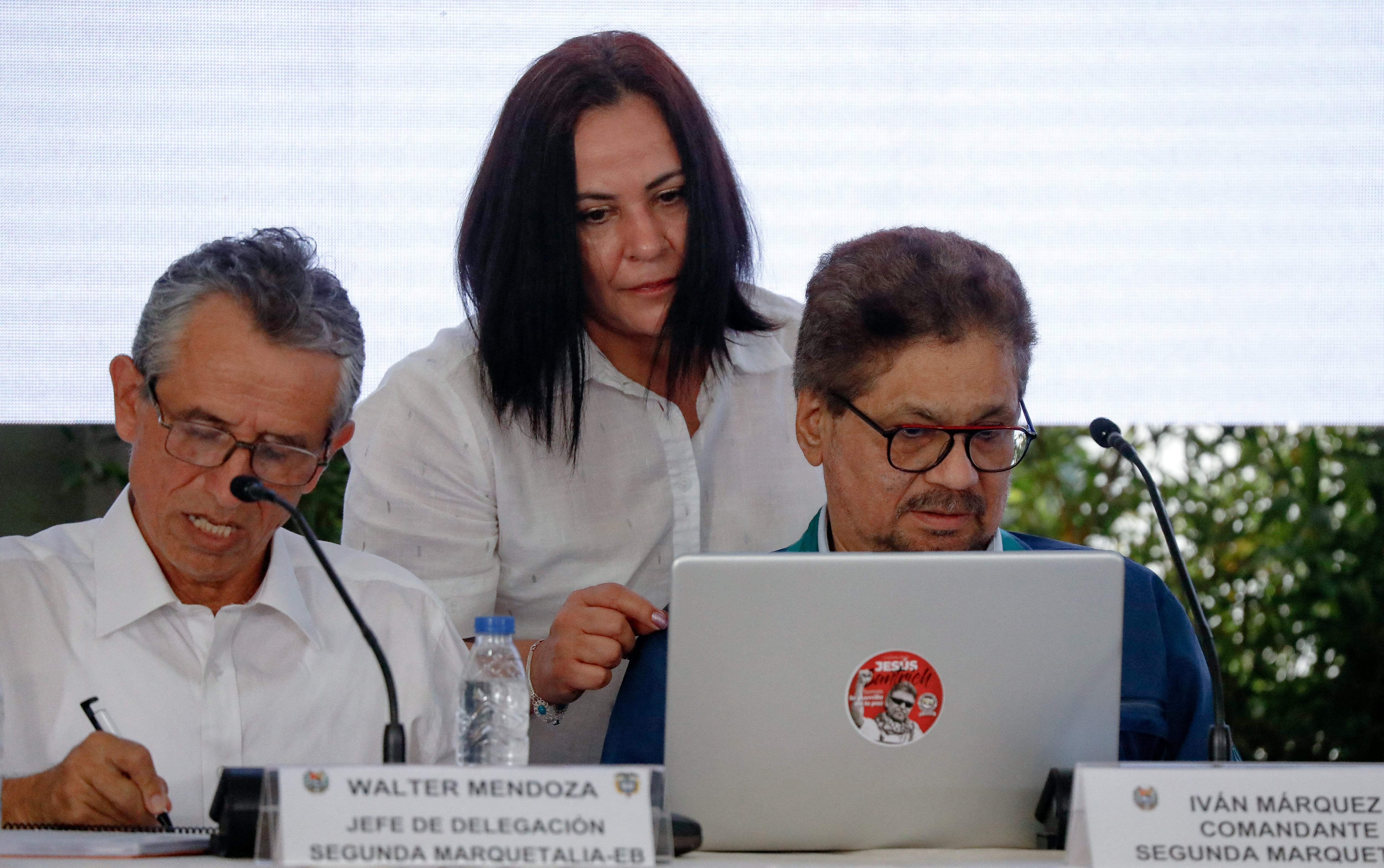 Walter Mendoza es el líder de la delegación del grupo armado en las conversaciones de paz con el Gobierno Petro - crédito Leonardo Fernandez Viloria/Reuters