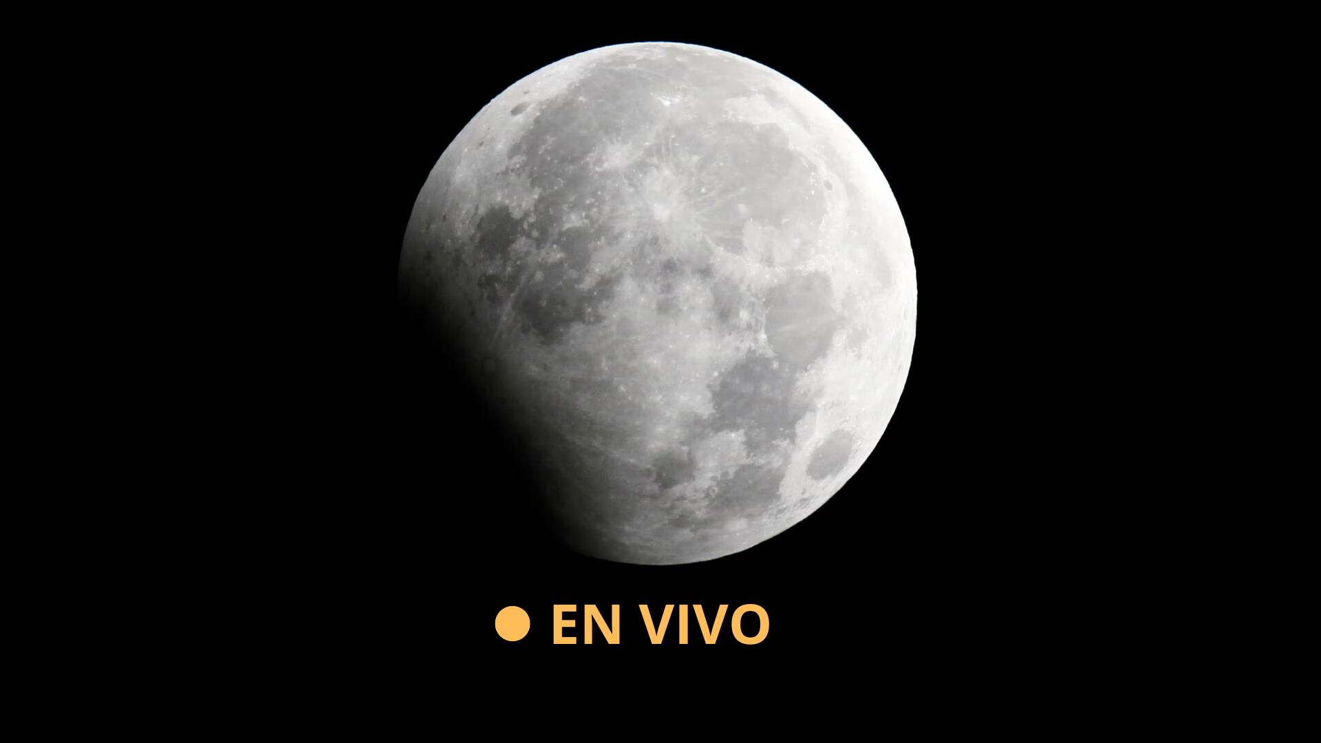 El eclipse lunar del 17 de septiembre será transmitido en vivo.