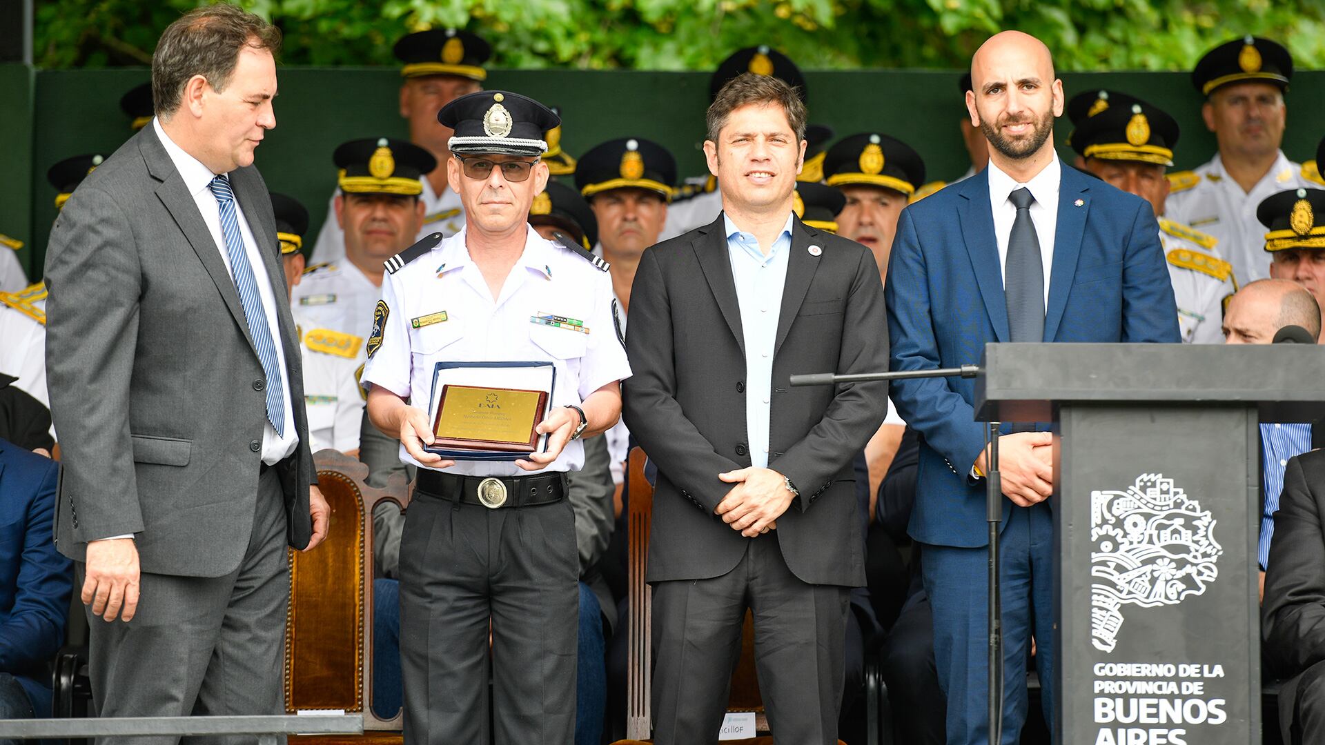 Axel Kicillof Javier Alonso Día de la Policía