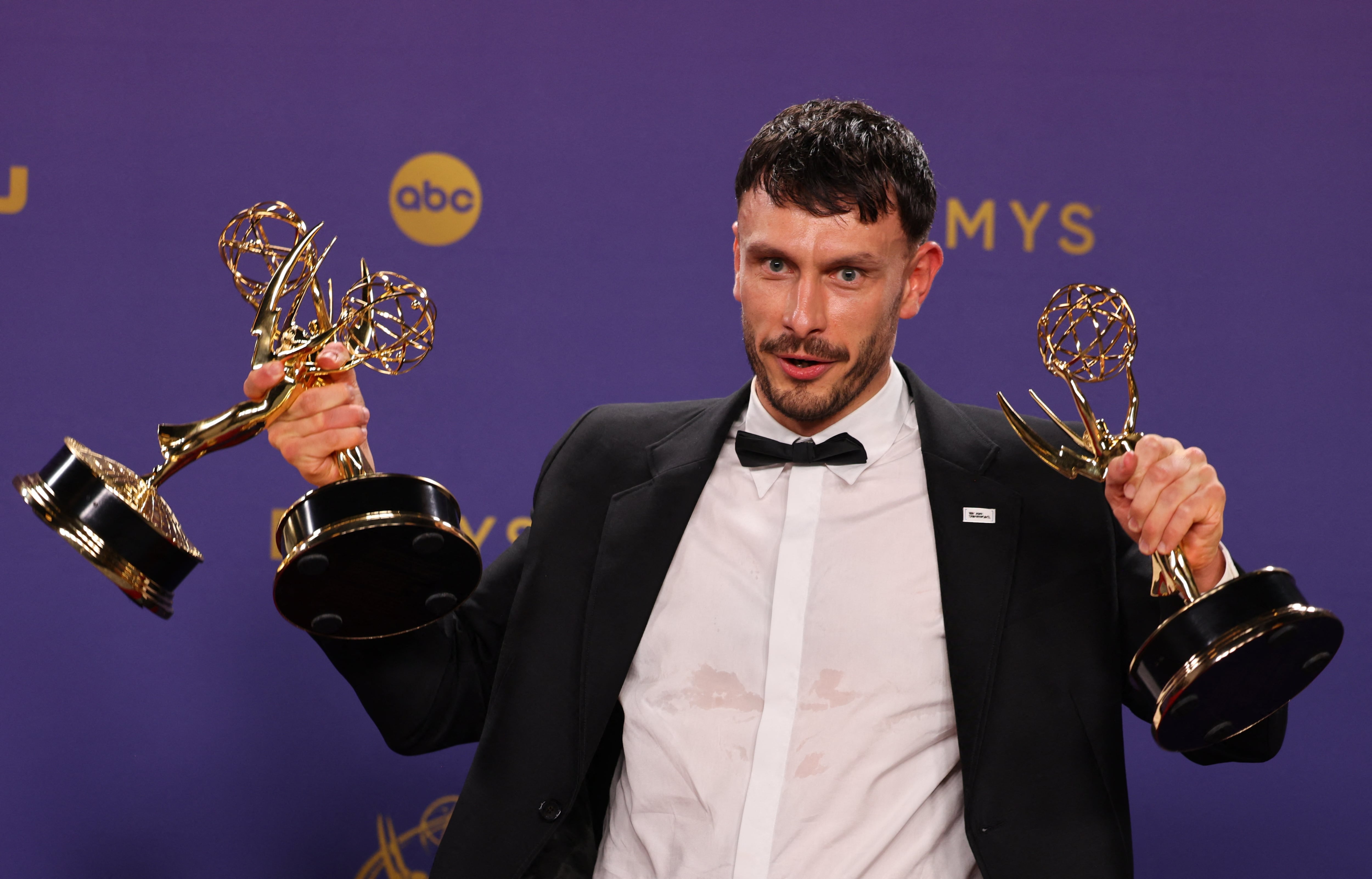 Richard Gadd ganó el Emmy a Mejor Actor Principal en una Serie Limitada o Antológica por su papel en “Bebé reno” (REUTERS/Mike Blake)