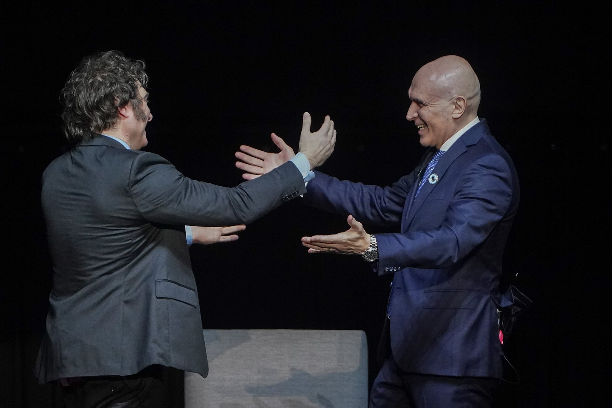 Presentación libro de Javier Milei en el Luna Park