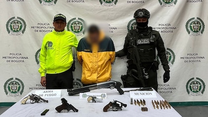 Por alquilar armas de fuego para cometer homicidios, capturaron a un hombre en Bogotá