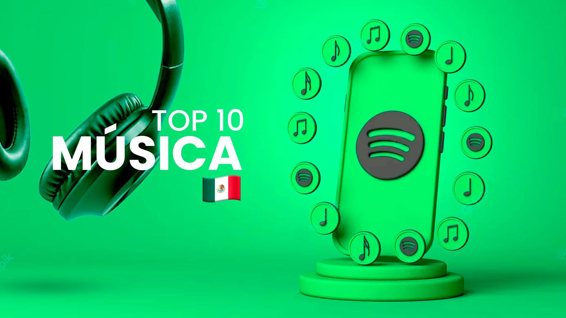 Spotify México: las 10 canciones más sonadas hoy