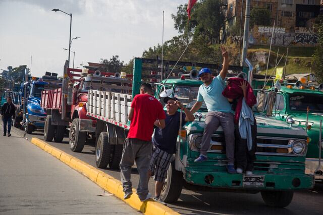 Paro camionero se mantiene, aseguran empresas transportadoras - crédito Colprensa