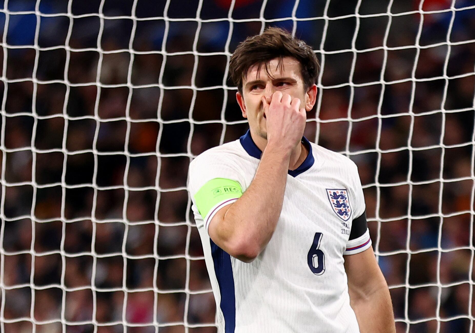 Harry Maguire se desempeña como central del Manchester United (REUTERS/Carl Recine)