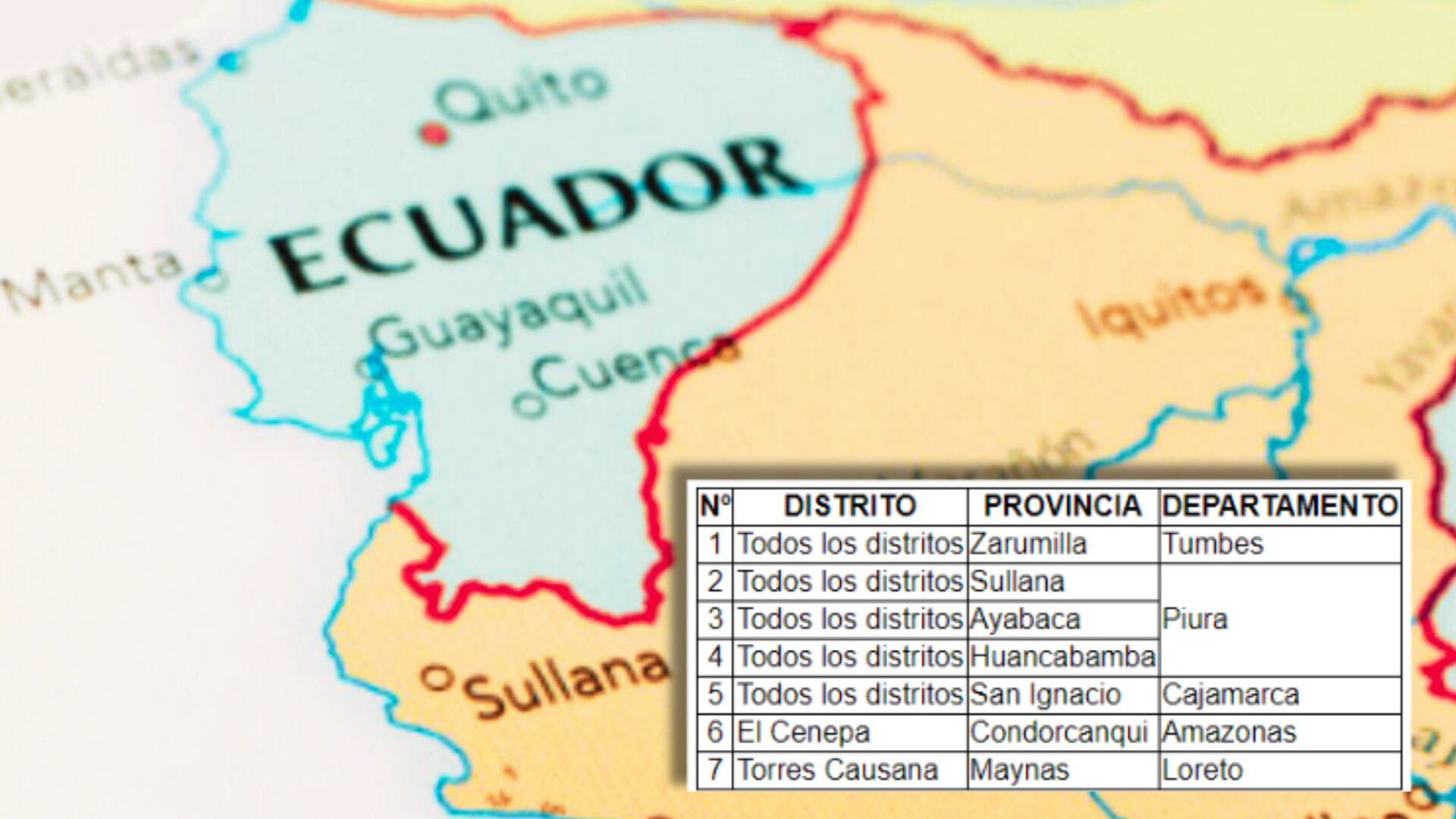 Alcaldes de provincias y distritos fronterizos con Ecuador y que se encuentran en estado de emergencia indican que la inseguridad ciudadana en sus territorios continua. Algunos se vieron forzados a elaborar planes propios de seguridad ciudadana pese a que no existe un Plan Nacional. (Foto; Composición - Infobae/Renato Silva/RPP/PCM)