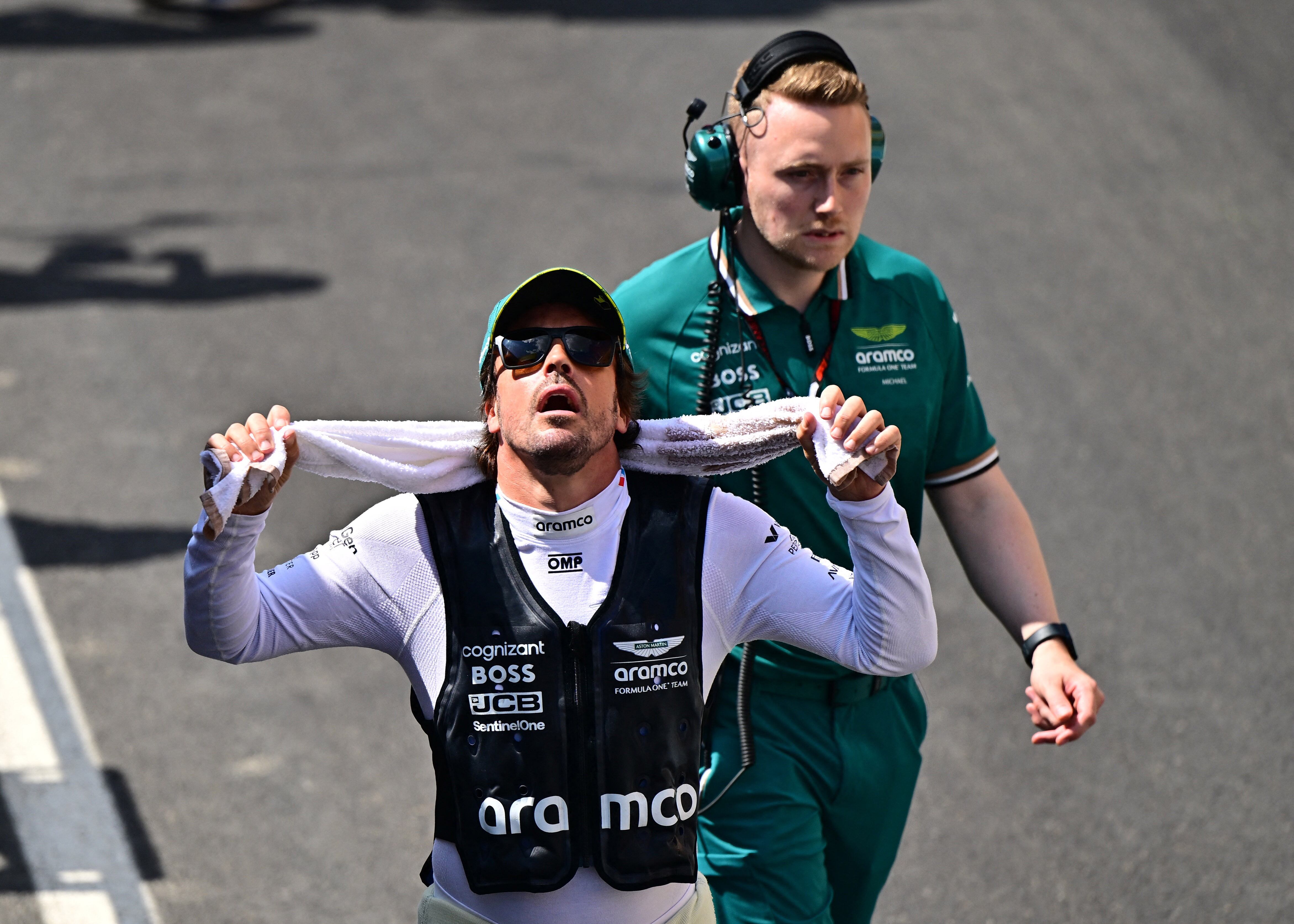 Fernando Alonso en Budapest, Hungría. (Marton Monus/REUTERS)