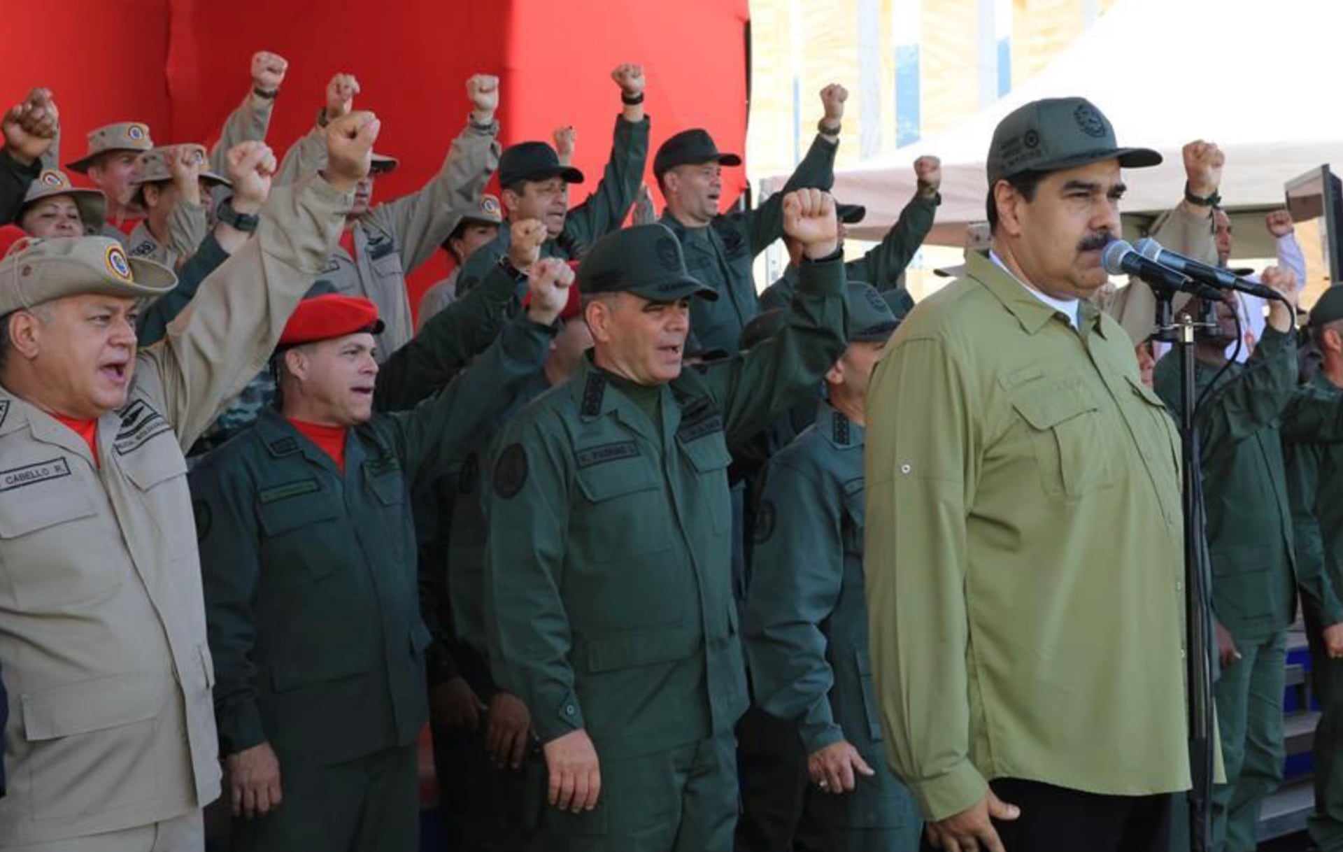 Militares venezolanos