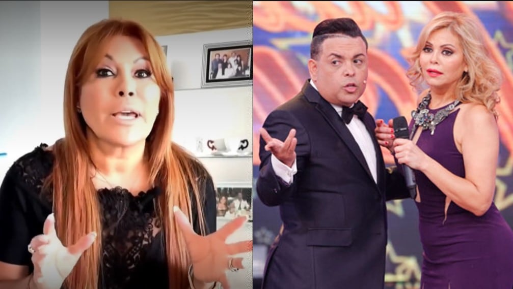 Magaly Medina recuerda la amistad entre Gisela Valcárcel y Andrés Hurtado. (Captura: Magaly TV La Firme)