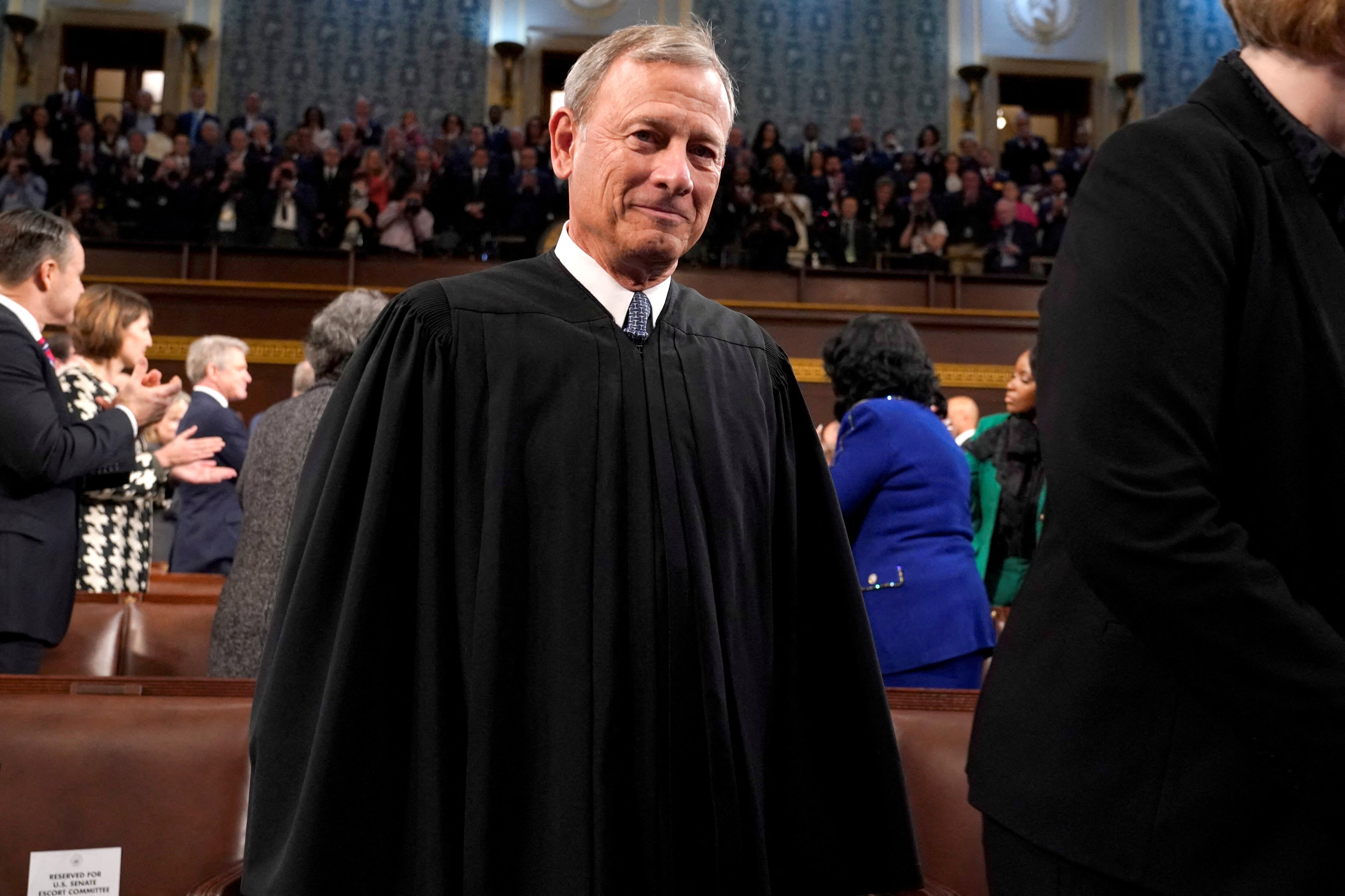 Presidente del Tribunal Supremo de Estados Unidos John Roberts (Jacquelyn Martin/Pool via REUTERS/File Photo)