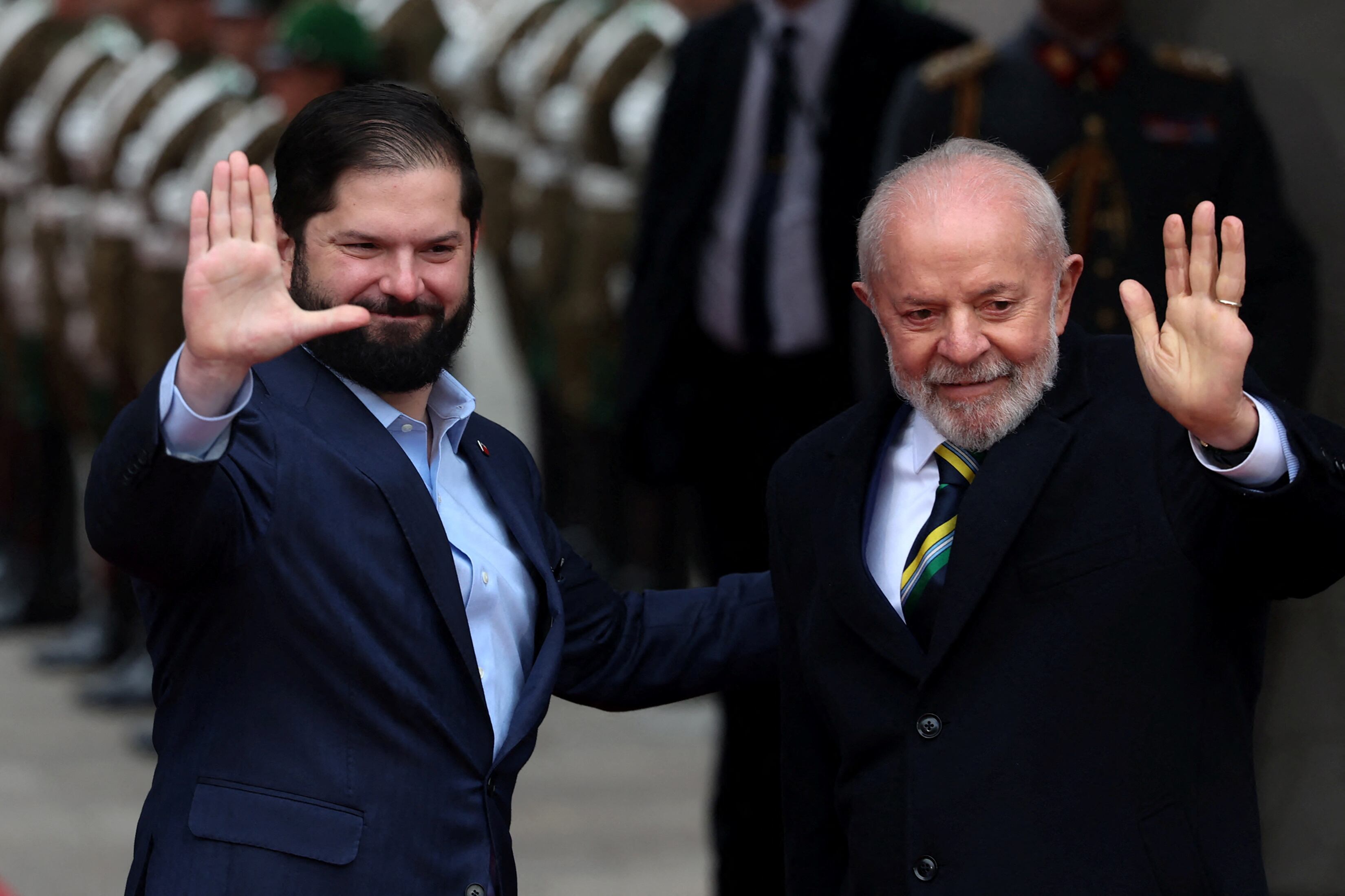 Boric recibió a Lula en Santiago (REUTERS/Ivan Alvarado)