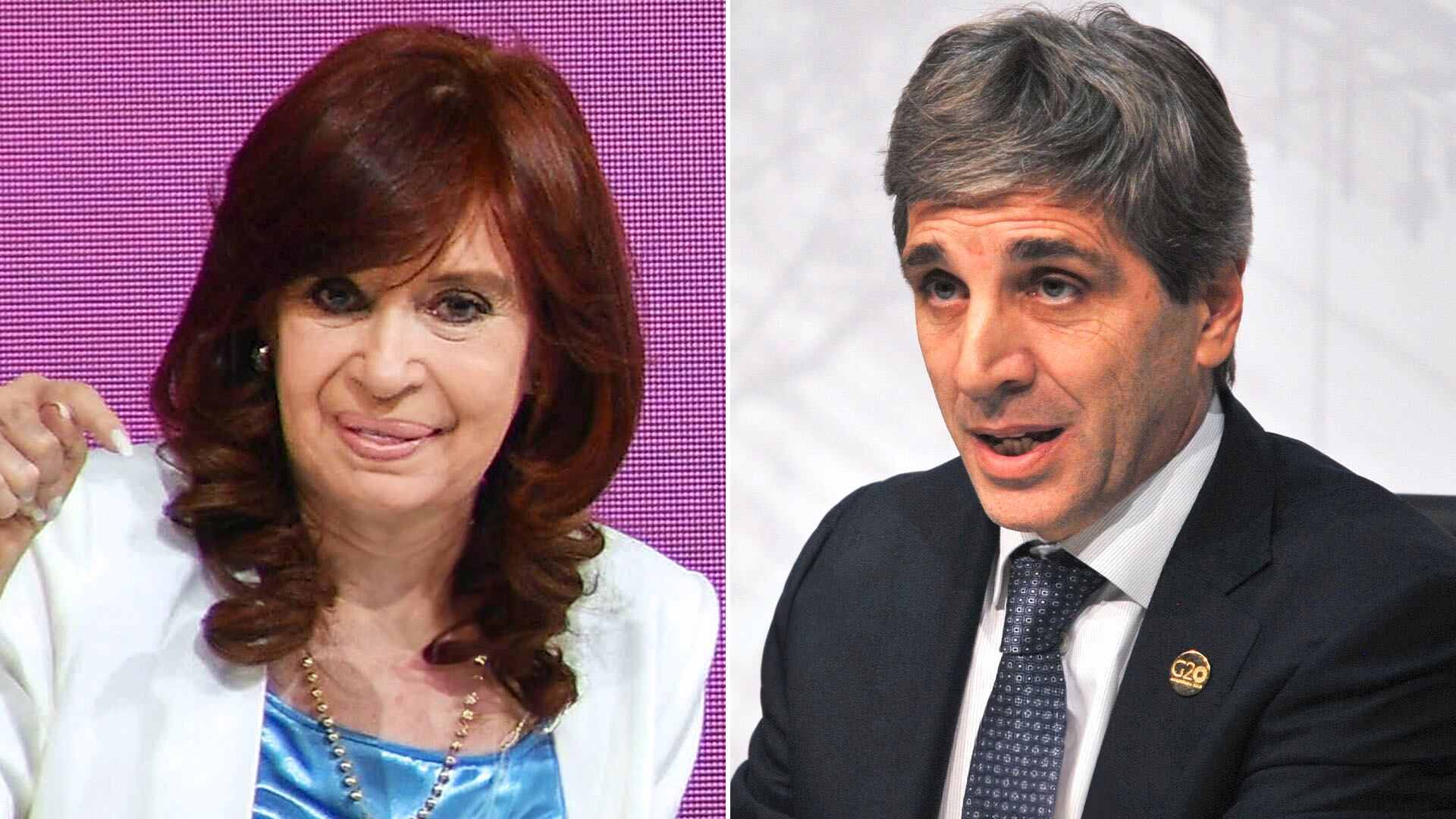 cristina kirchner luis caputo portada 2