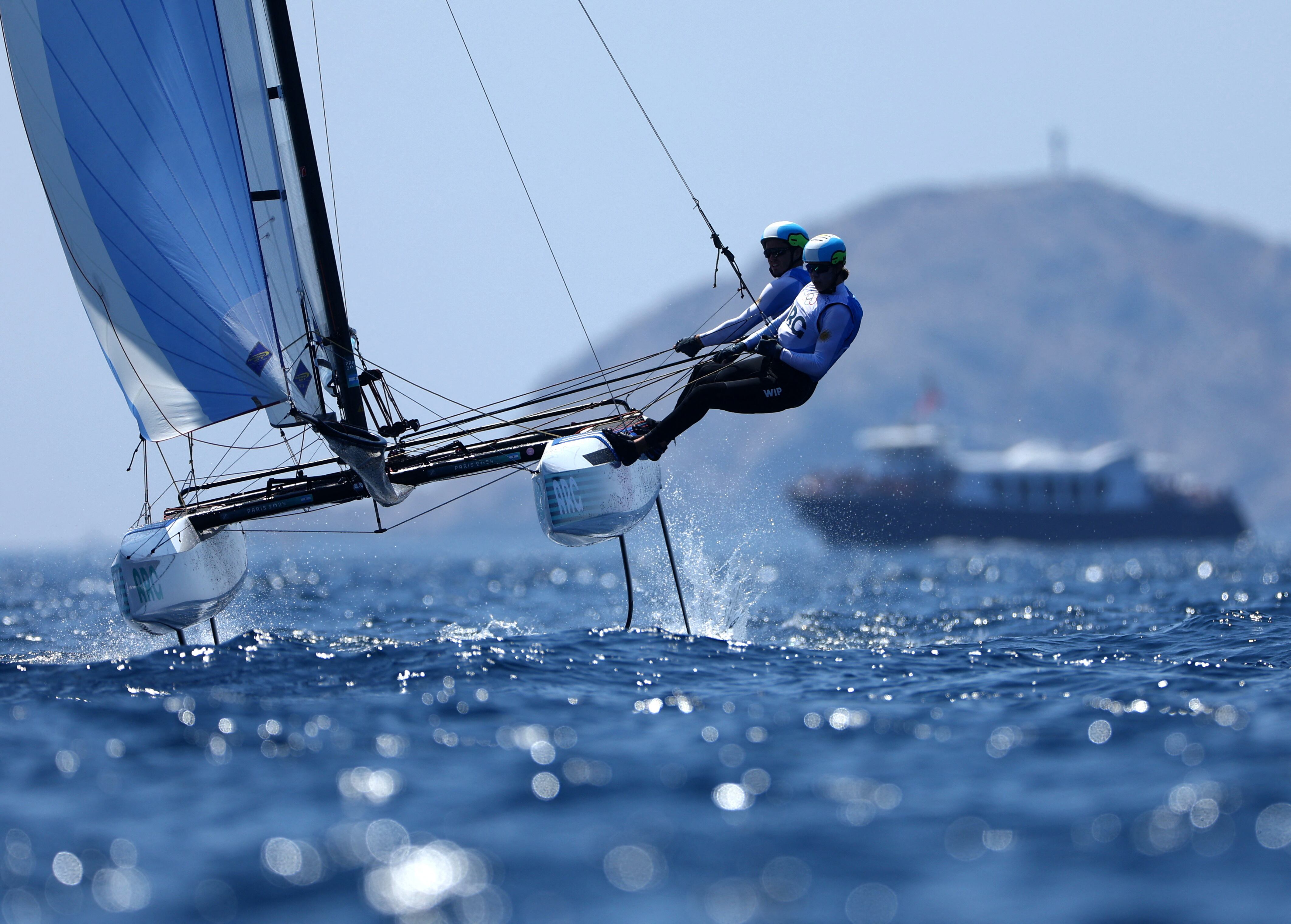 La dupla argentina buscará una medalla en la prueba multicasco mixto de los Juegos Olímpicos (REUTERS/Lisi Niesner)