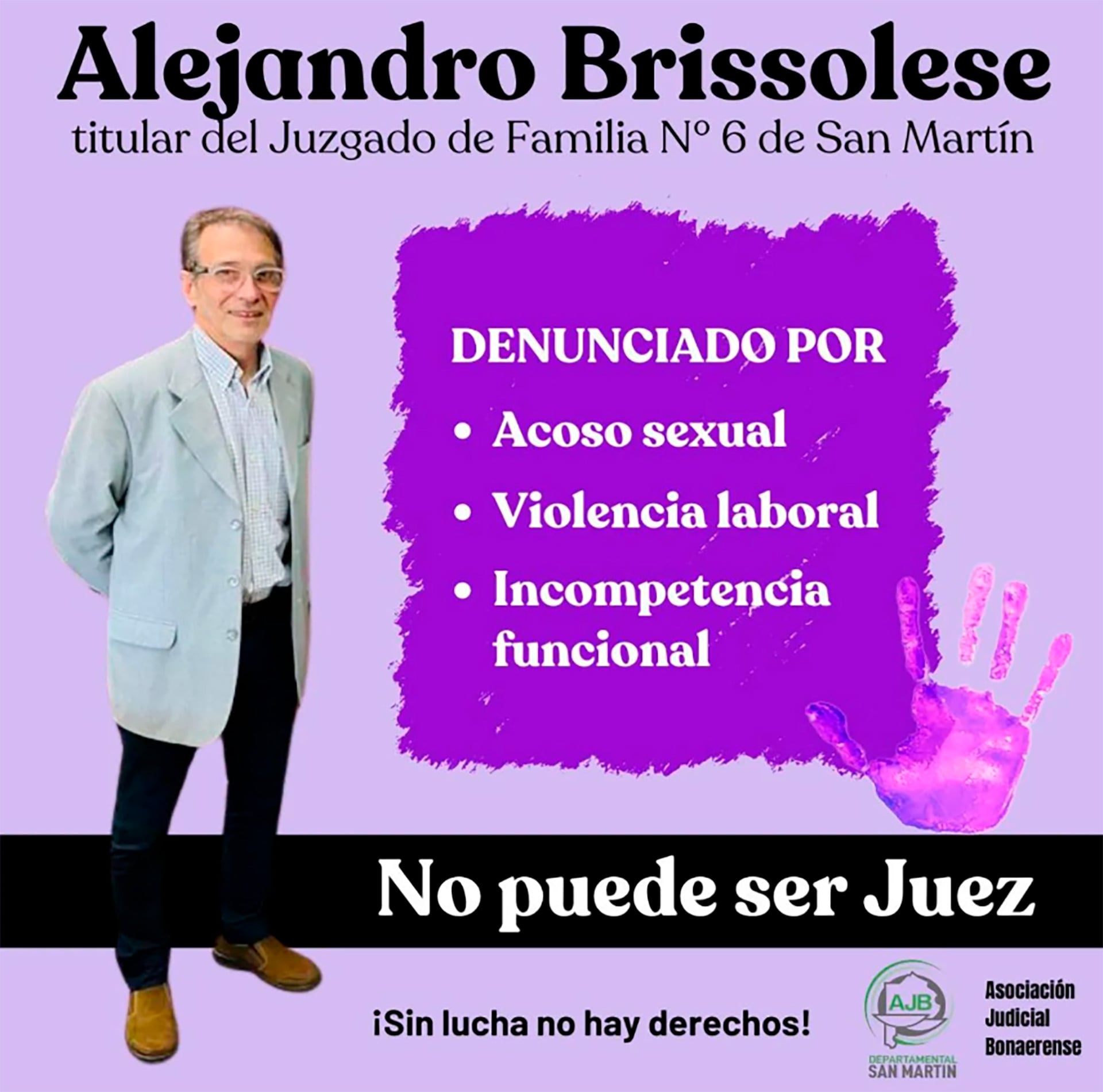 La Justicia investiga la denuncia contra un juez de San Martín por violencia laboral