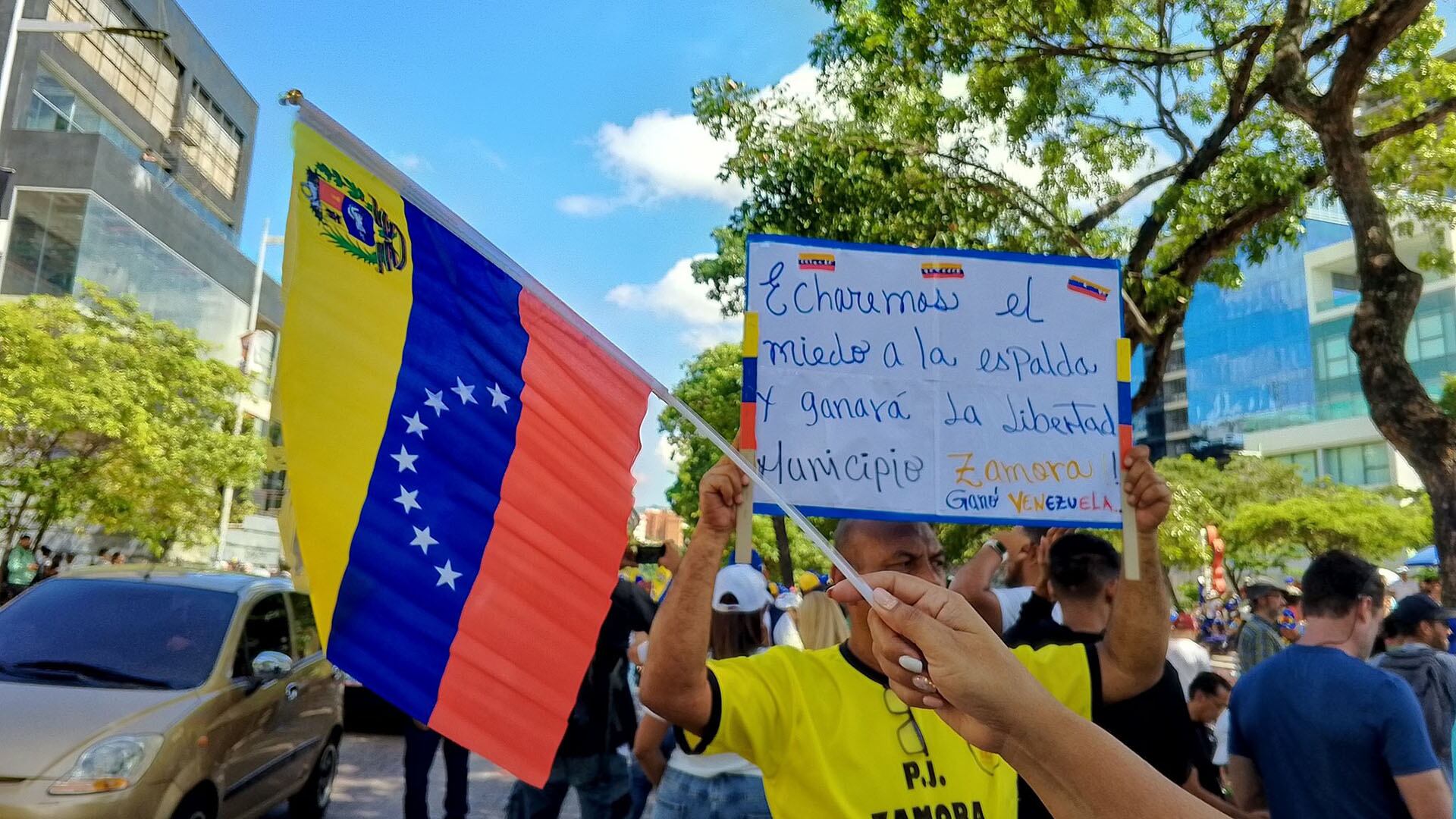 Los venezolanos protestan en las calles del país