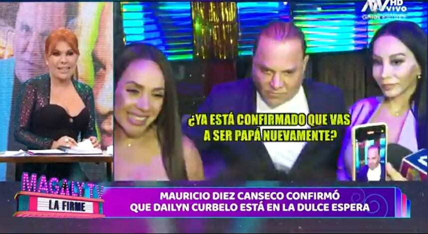 Mauricio Diez Canseco habla de la llegada de su séptimo hijo.