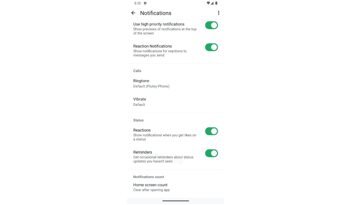 La nueva función sería una notificación que los usuarios pueden activar o desactivar en cualquier momento. (WaBetaInfo)