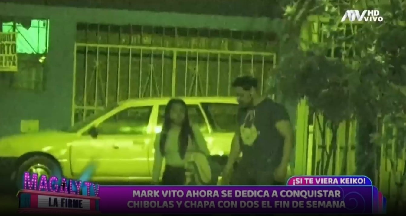 Mark Vito habría sido infiel a su pareja Sofía al salir con Mayeli: “Está jugando con mi hija”. (Captura: Magaly TV La Firme)