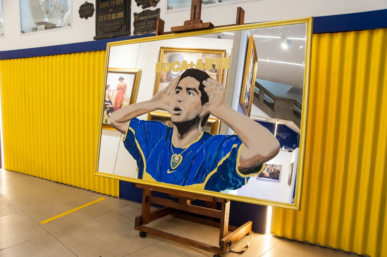 Muestra de arte en Boca