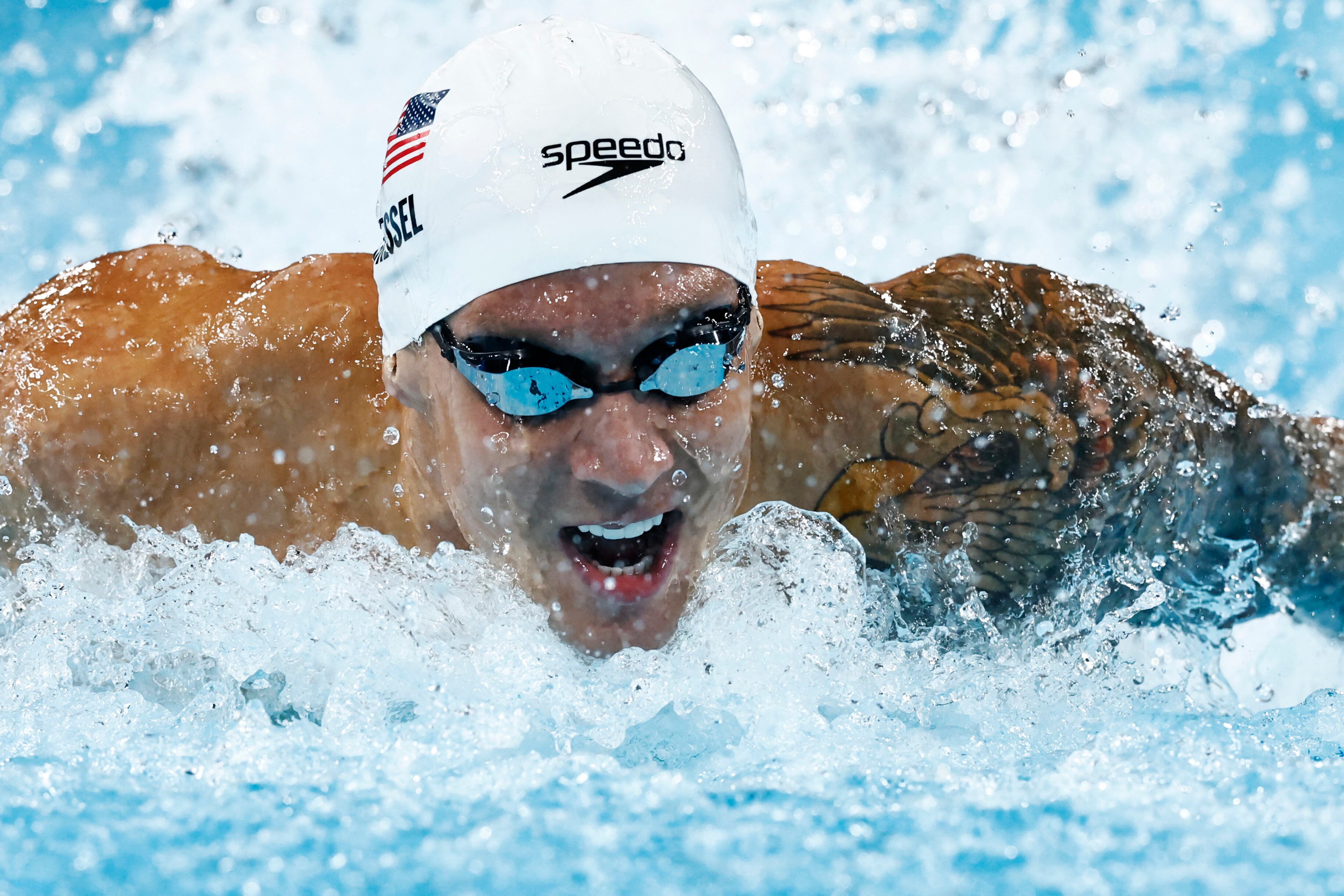 En las carreras cortas de natación se destacan los más jóvenes, mientras que los más experimentados se desarrollan en las de media y larga distancia