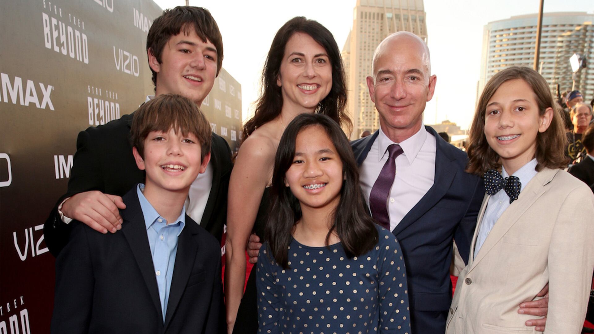 Jeff Bezos y su exesposa MacKenzie Scott han protegido celosamente la privacidad de sus hijos (Getty Images)