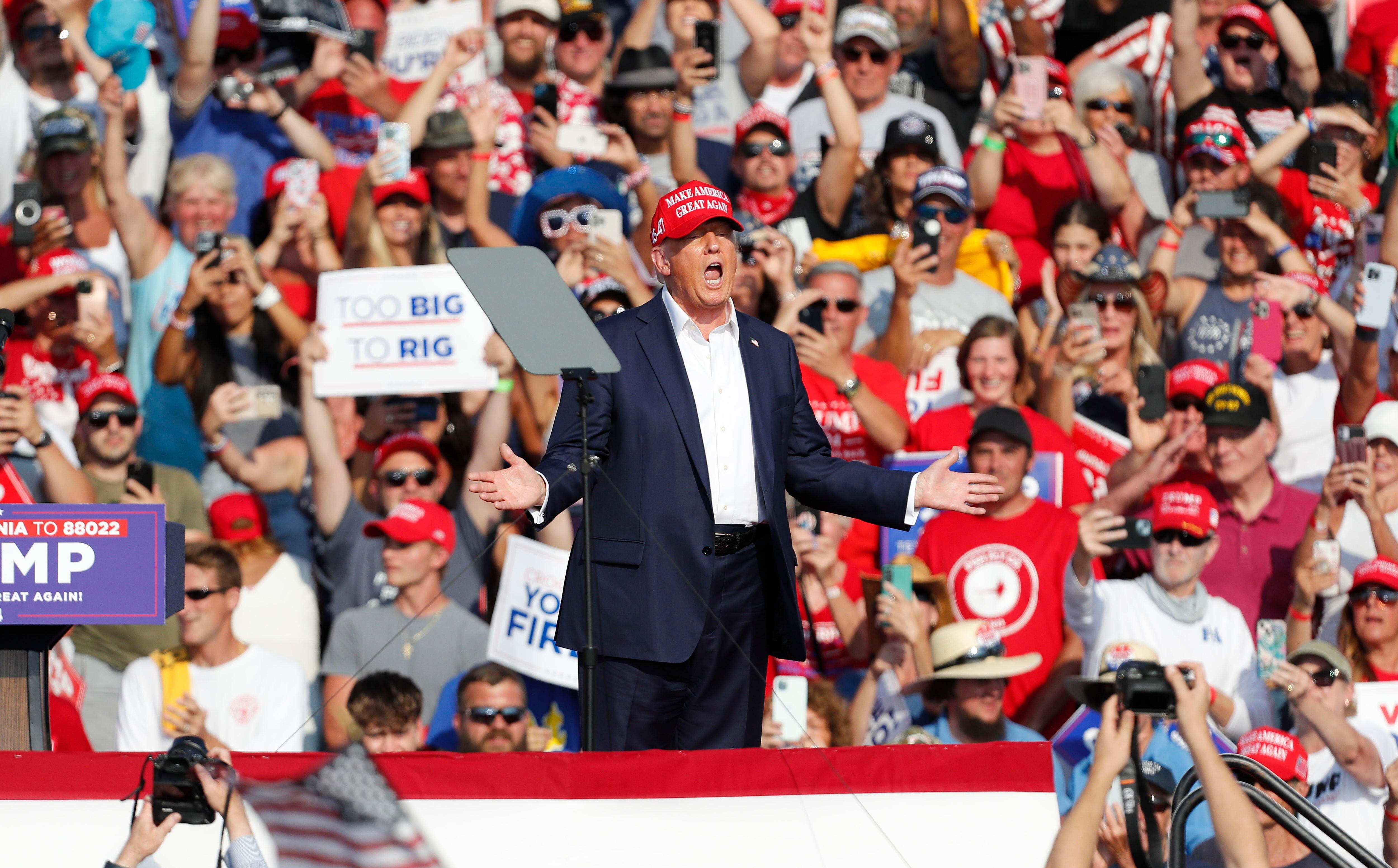 Donald Trump en una foto de archivo (EFE/EPA/DAVID MAXWELL)
