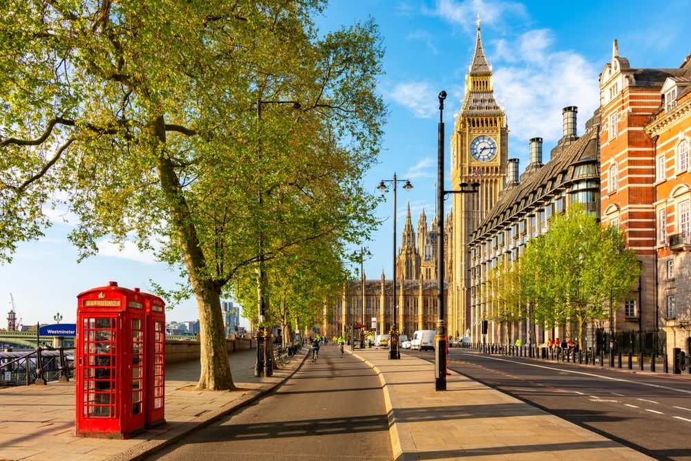 Londres, Inglaterra (Shutterstock).