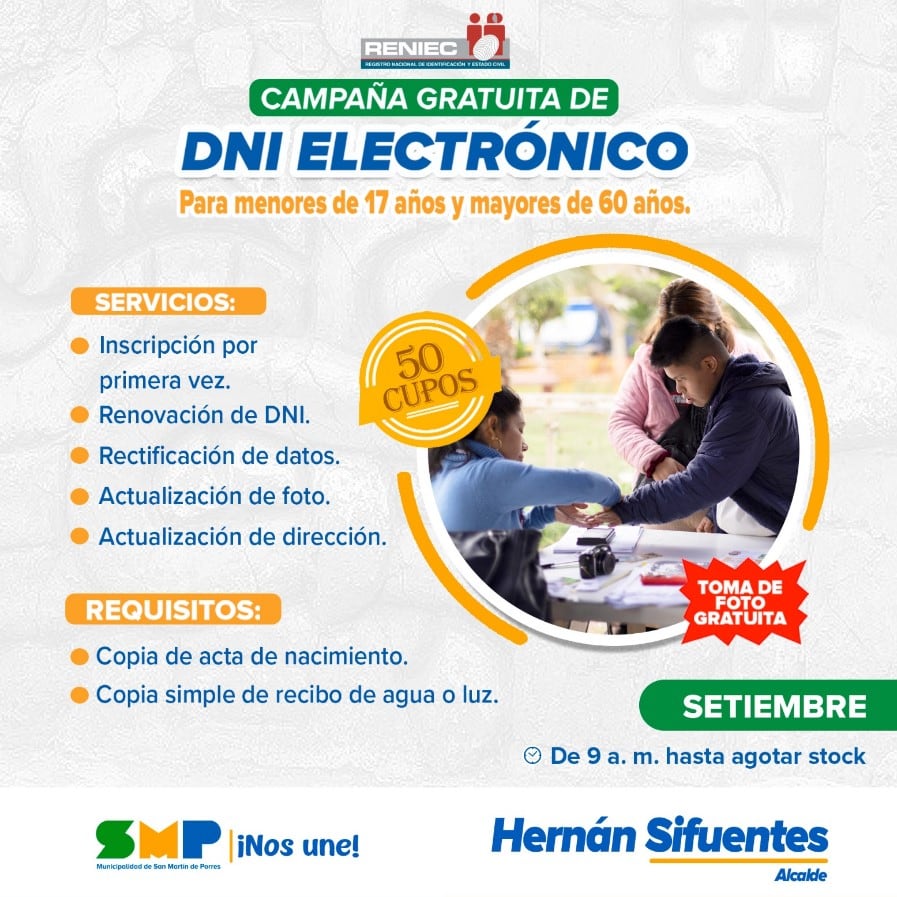 campaña de dni electrónico gratuito