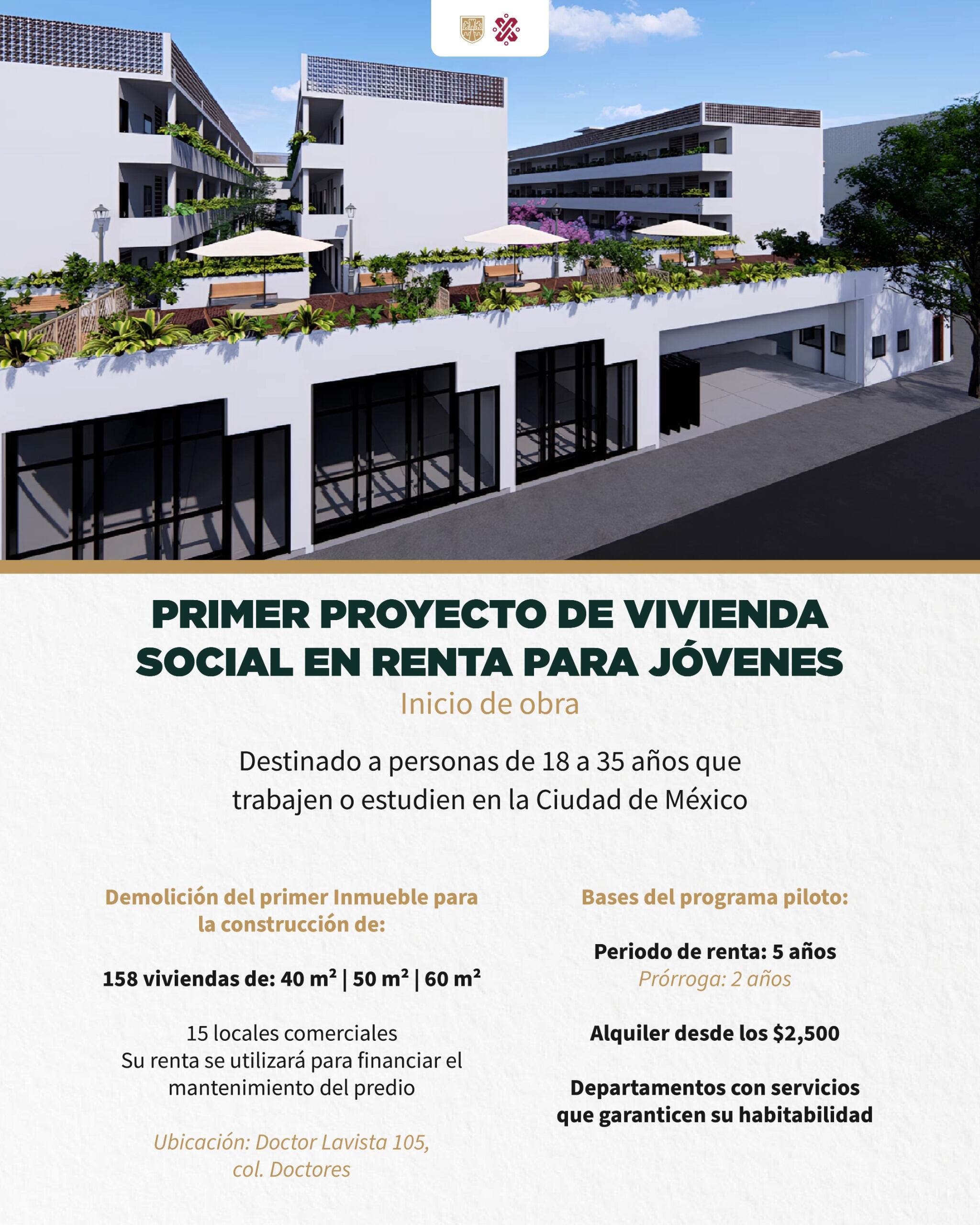 gobierno CDMX vivienda jóvenes