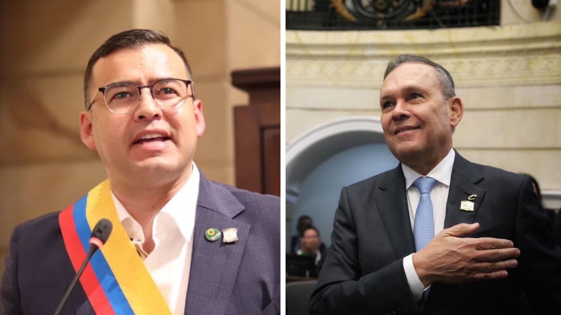 Los dos congresistas dirigirán sus respectivas cámaras hasta el 20 de julio del 2025 - crédito Infobae Colombia