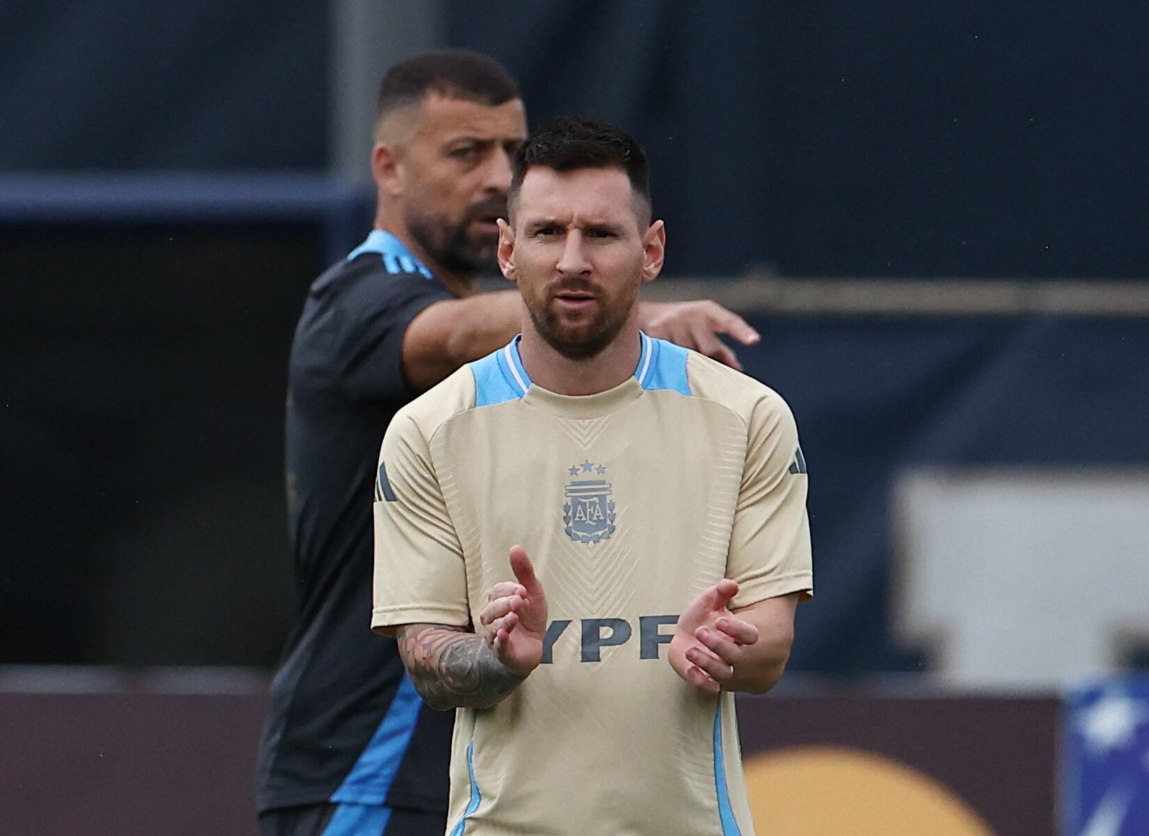 Lionel Messi habló a horas de la final entre Argentina y Colombia (REUTERS/Agustin Marcarian)