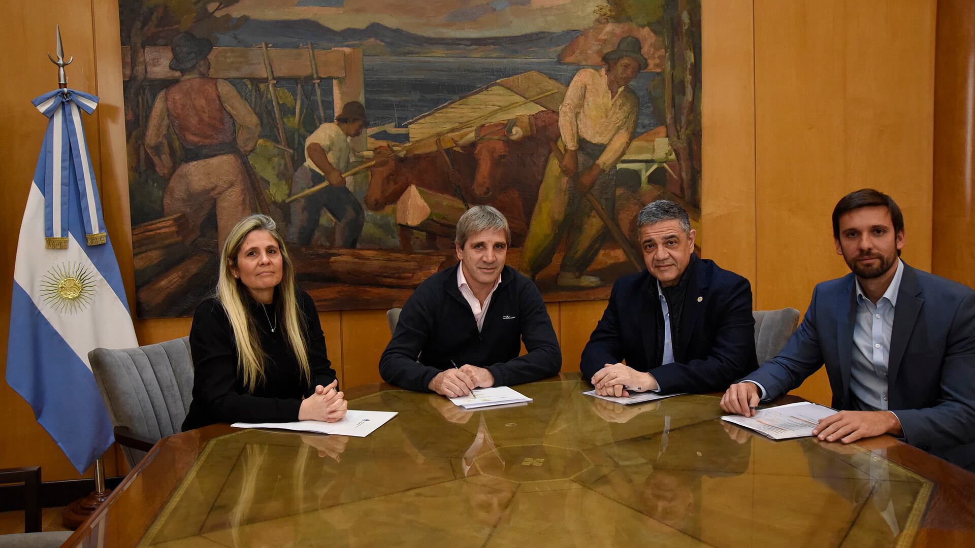 Reunión Caputo Macri