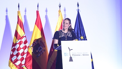 La princesa Leonor deslumbra en la 15º edición de los Premios Princesa de Girona