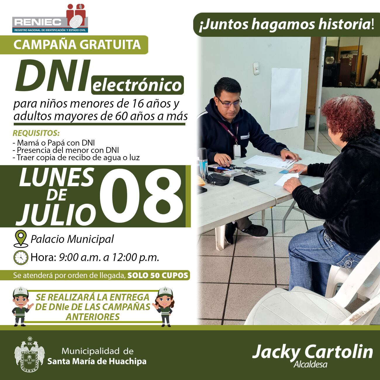 En los próximos días, se realizarán diferentes campañas itinerantes en varias localidades del Perú.