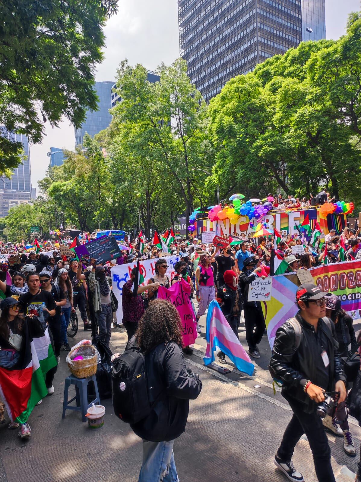 La Marcha del Orgullo LGBT+ en CDMX 2024 arrancó
(Foto: Rubi Martinez)