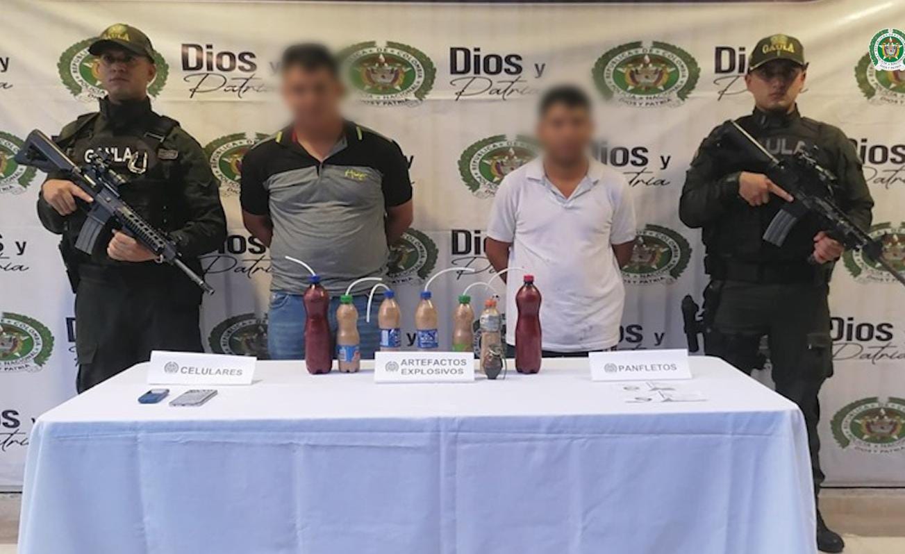 También fue capturado alias Manuel, acusado de cometer homicidios en Villavicencio en 2024 - crédito Departamento de Policía Meta