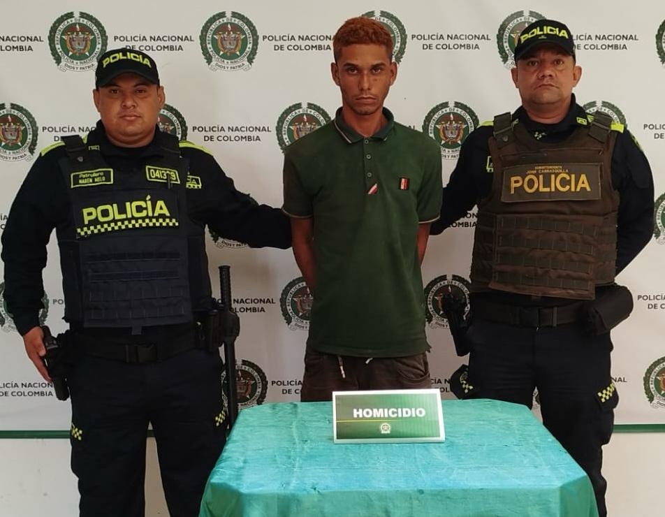 Este sería el victimario, conocido como 'El Chamo' - crédito Policía del Atlántico