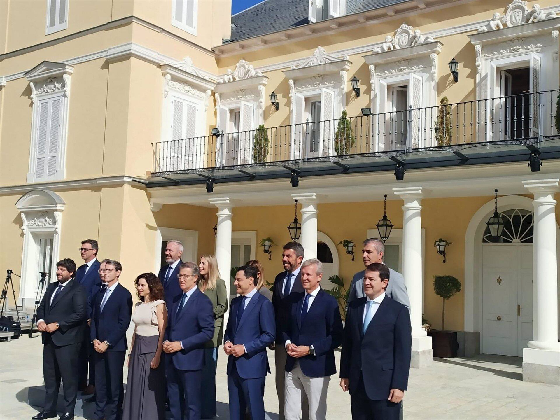 Foto de familia de la Cumbre de Presidentes del PP, a 6 de septiembre de 2024. Madrid (España). (EUROPA PRESS)