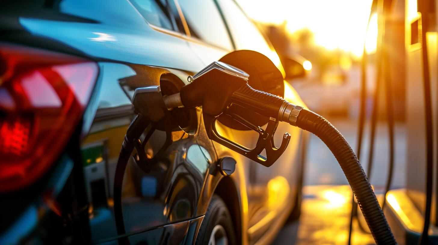 Surtidores de nafta y gasoil en una estación de servicio, simbolizando la interdependencia entre la industria del petróleo, el sector del transporte y la economía global. La foto captura la esencialidad de los combustibles en el funcionamiento de automóviles y cómo la variación de precios impacta directamente en la inflación y en el bolsillo de los consumidores. (Imagen ilustrativa Infobae)