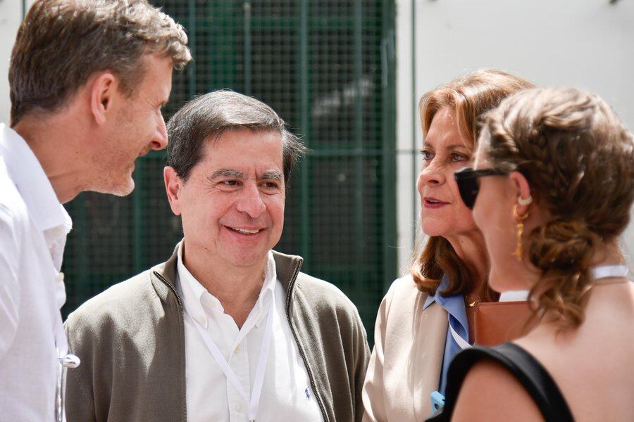 Juan Fernando Cristo se reunió con exvicepresidenta Martha Lucía Ramírez - crédito @CristoBustos