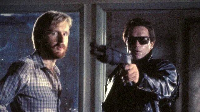 James Cameron en el rodaje de 'Terminator'