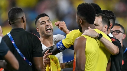 Luis Suárez explicó cómo empezó la pelea en el final de Uruguay-Colombia y apuntó directo contra Miguel Borja