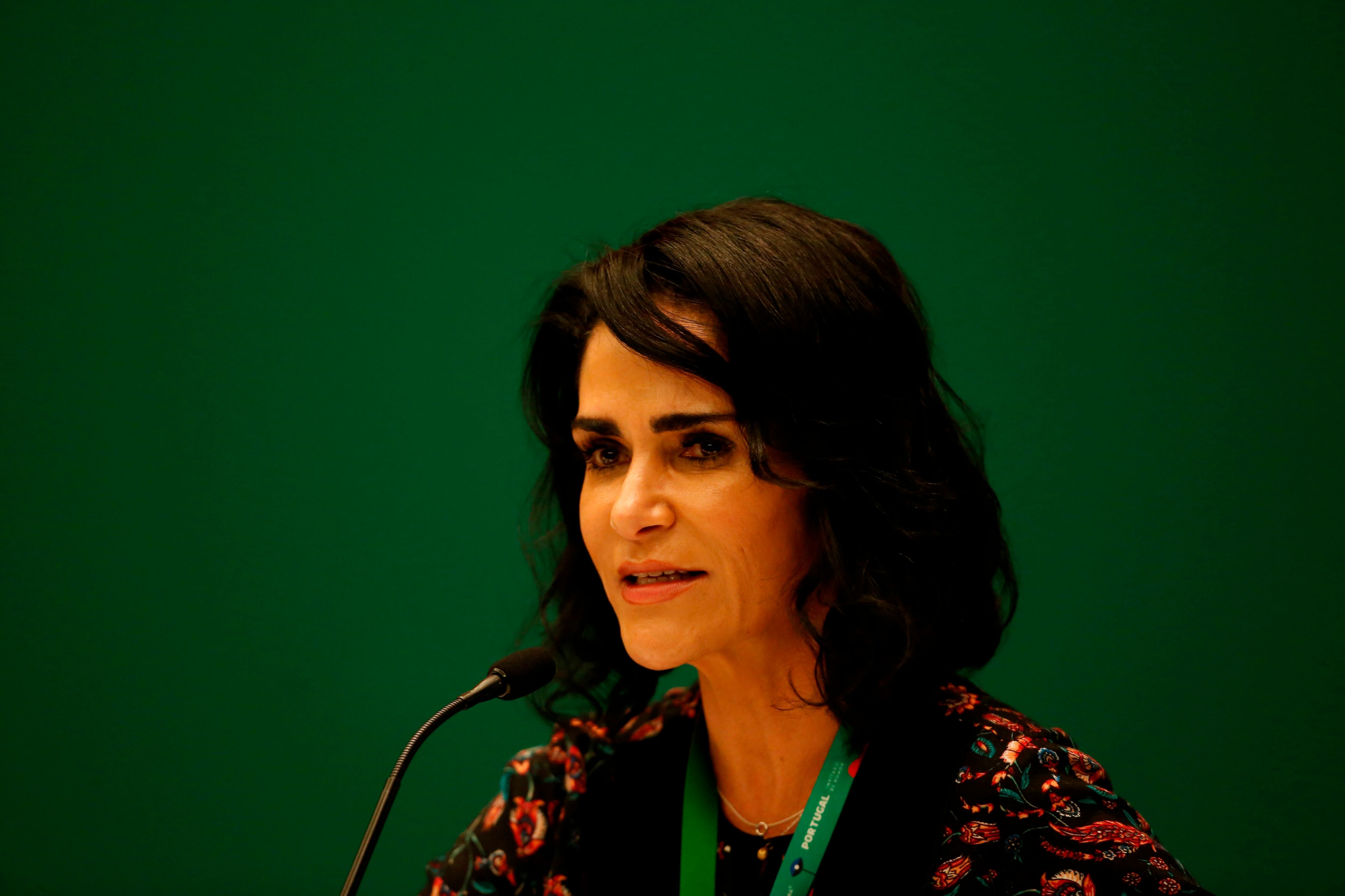 La periodista Lydia Cacho denunció al gobernador como parte de los exfuncionarios ligados a su detención arbitraria y tortura en 2005. EFE/Francisco Guasco/Archivo
