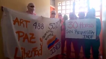 Los presos venezolanos exigen mejores condiciones tras el cese de la huelga de hambre
