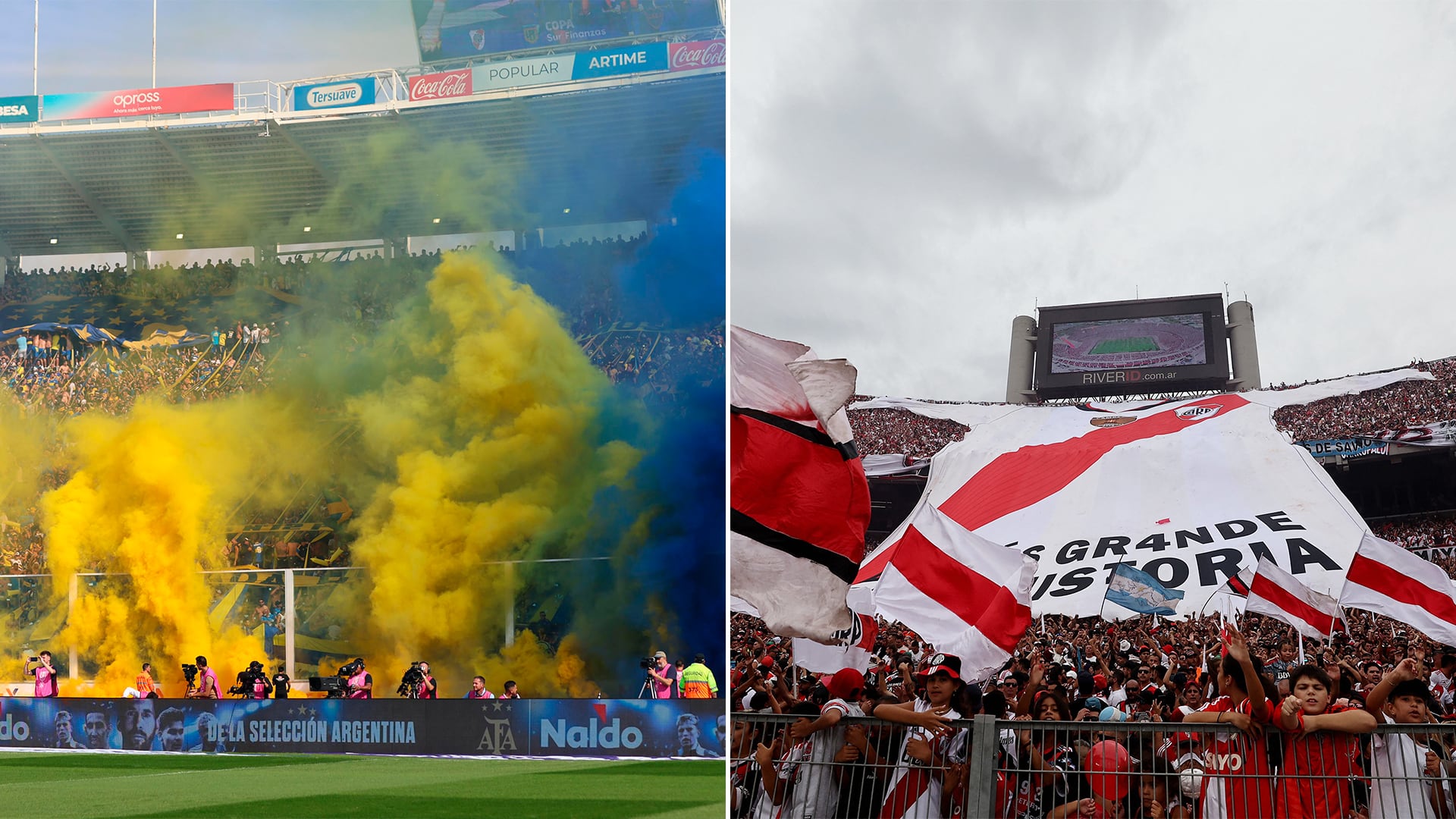 Partida: Hinchadas de Boca y River