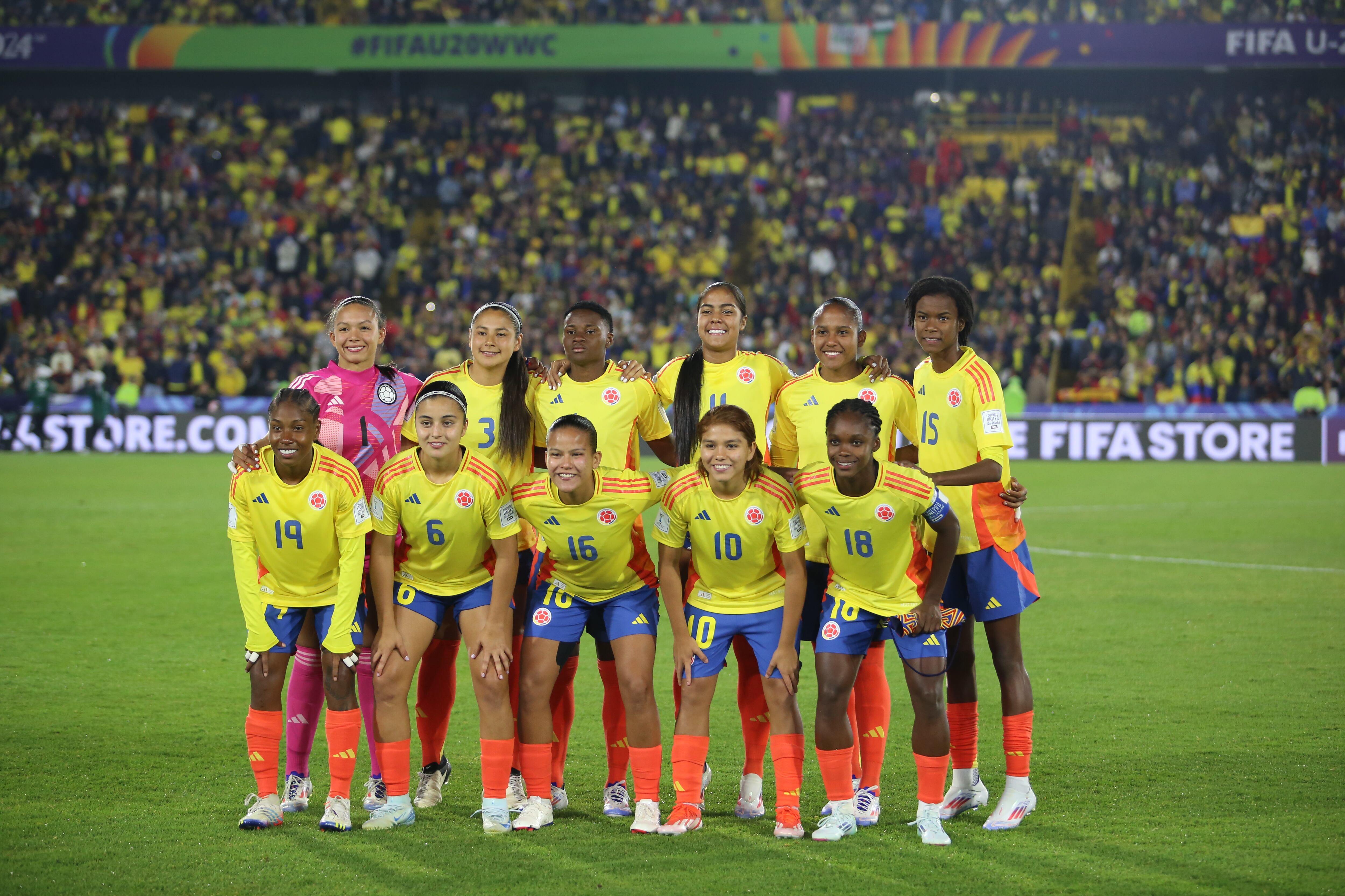 La selección Colombia Femenina enfrentaría a un mejor tercero en caso de clasificar como líder del grupo A en el Mundial Femenino Sub-20 - crédito Federación Colombiana de Fútbol