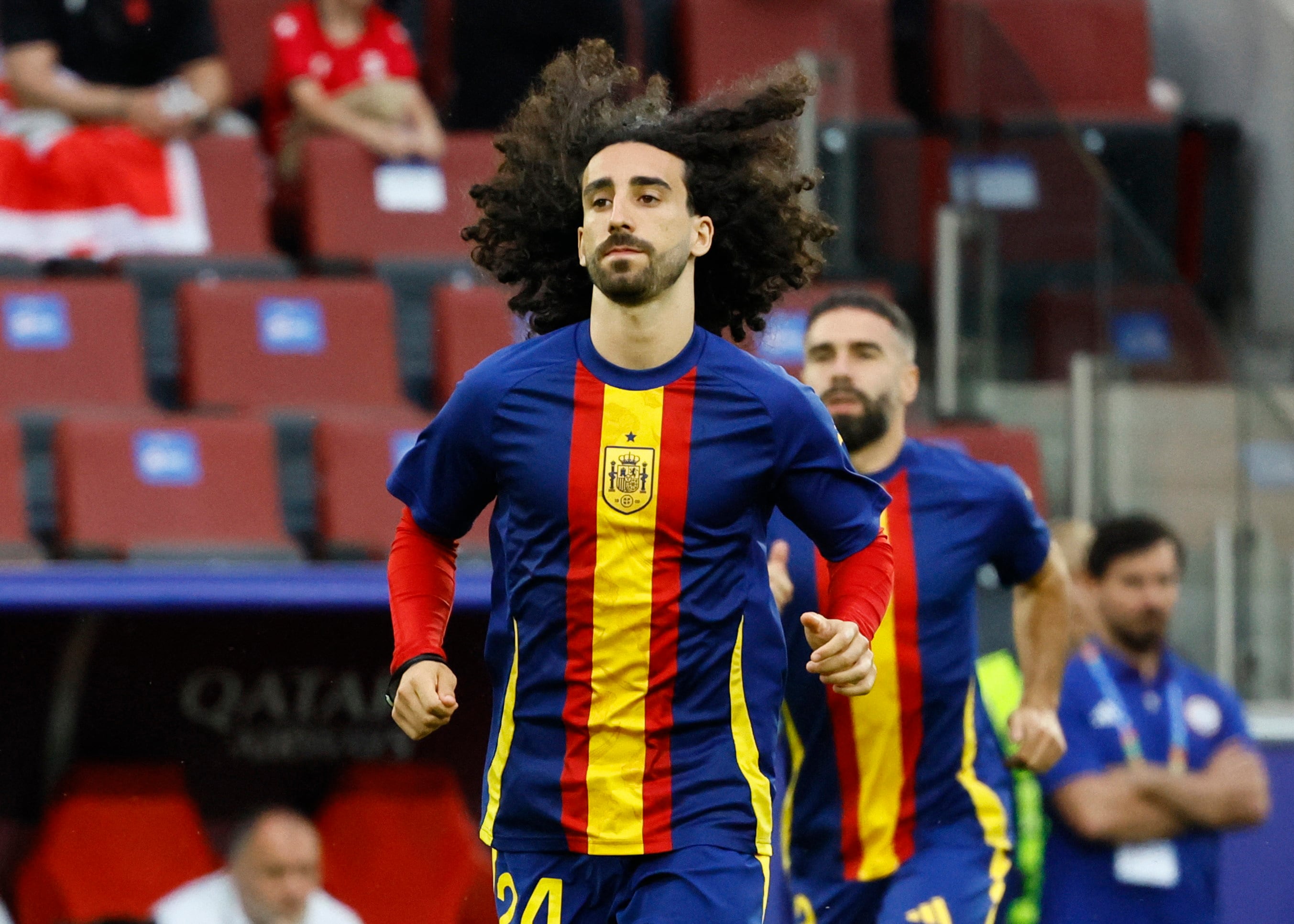 El jugador de la selección española Marc Cucurella (REUTERS/Wolfgang Rattay)