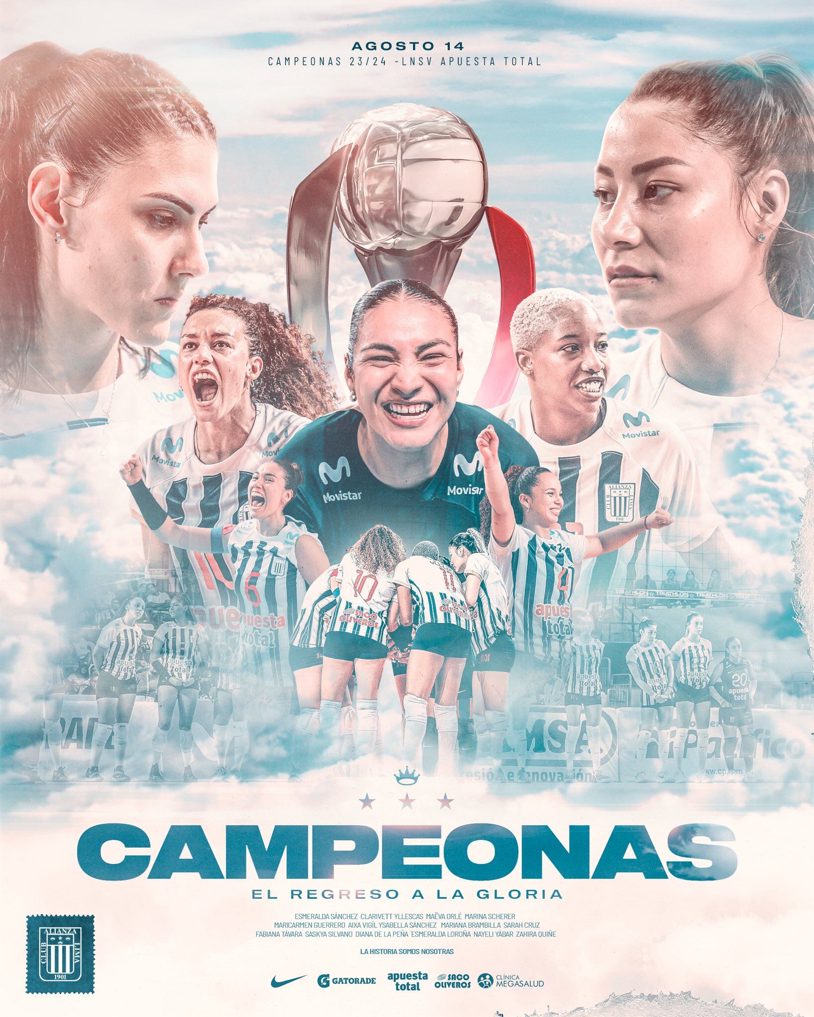 Alianza Lima presentó su documental de nombre "Campeonas" por el título nacional después de 31 años.